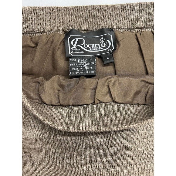 Rochelle of California Knitwear Vintage Womens Skirt Large - Picture 3 of 7